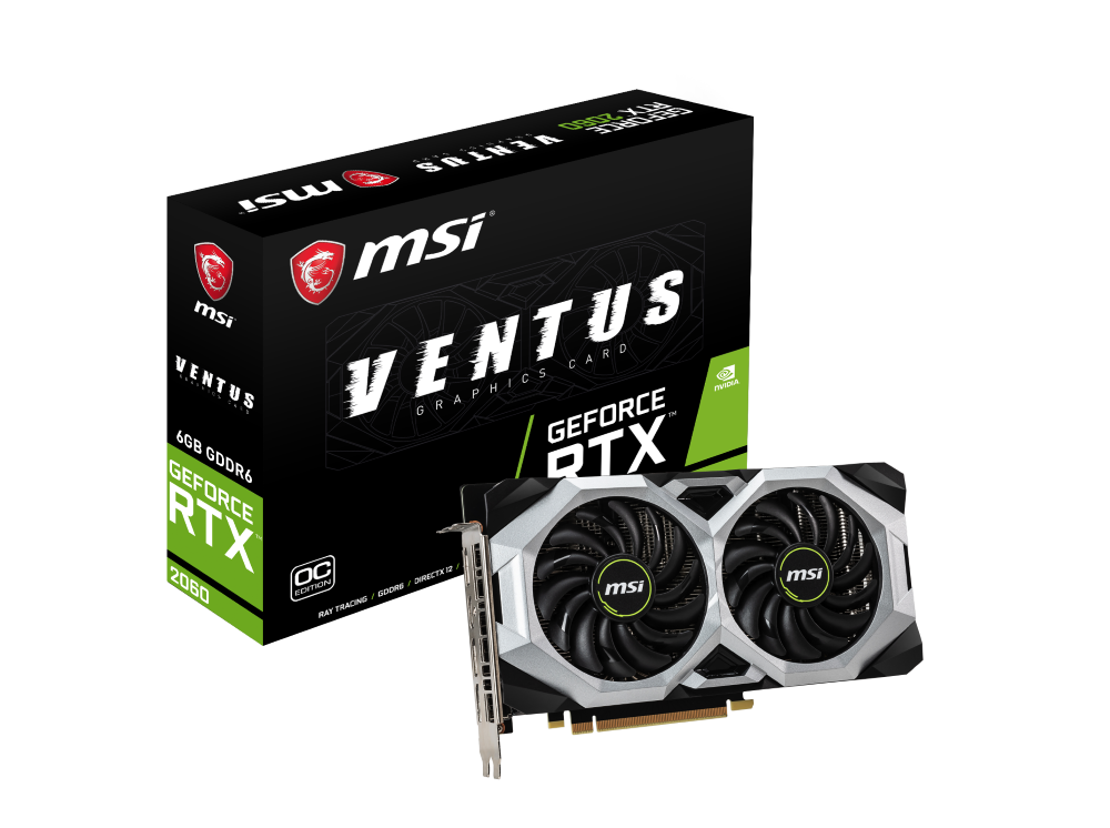 RTX 2060搭載グラフィックカード「GeForce RTX 2060 VENTUS 6G OC」発売のお知らせ｜株式会社アユート PC